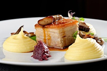 Sous-vide gegaarde buikspek